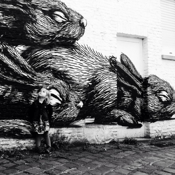 'Street art by Roa' by Anne-Martine Parent