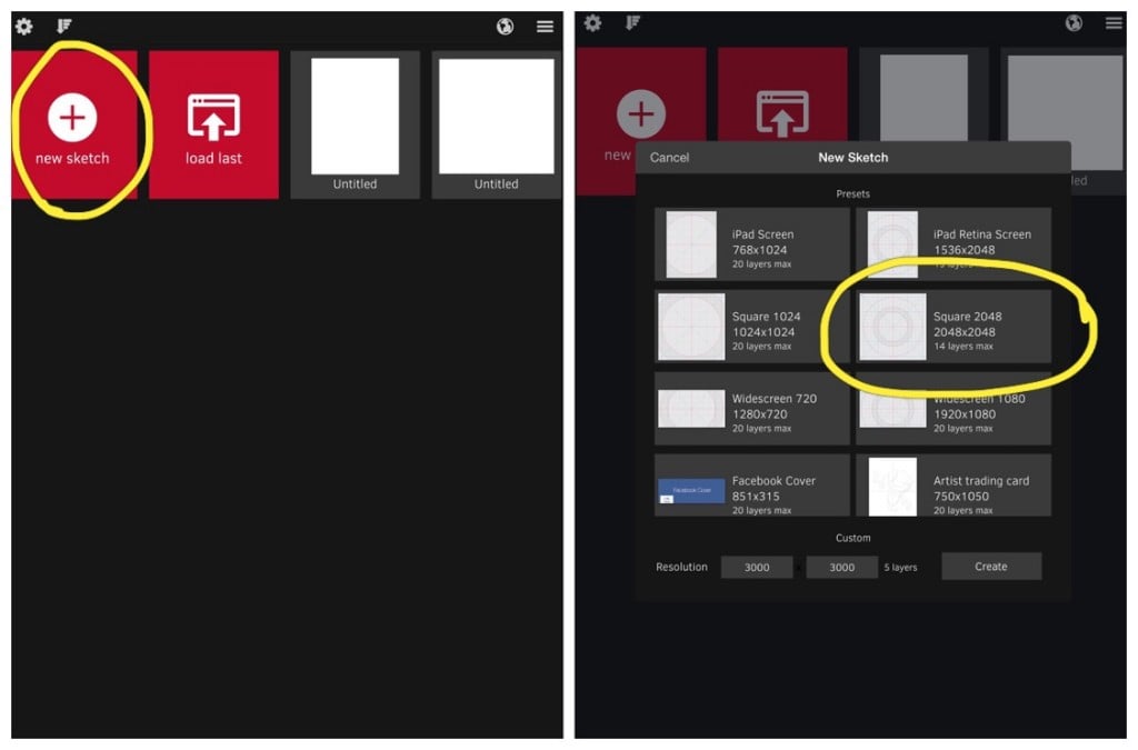 My Workflow: How Geri Centonze Uses the Sketch Club App 2 Step 1 Image