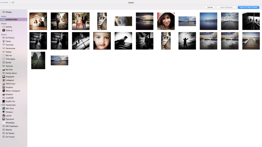 Importing into iCloud Photos