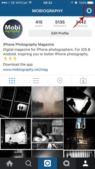 instagram screen 1