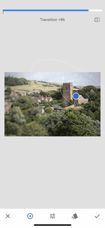 How to Create Impressive Tilt-Shift iPhone Photos Using Snapseed app 2