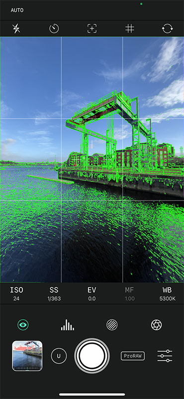 reeflex pro camera app focus peaking