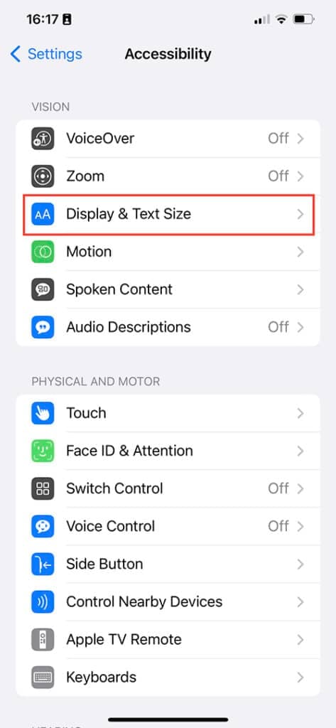 How to dim screen based on the surroundings 01